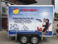 Kühlanhänger Twinachser Kastenaufbau